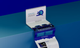 The Cloud electric bus website for Hallandale Beach.