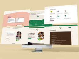 Zaif Health website showcasing holistic care for refugees.